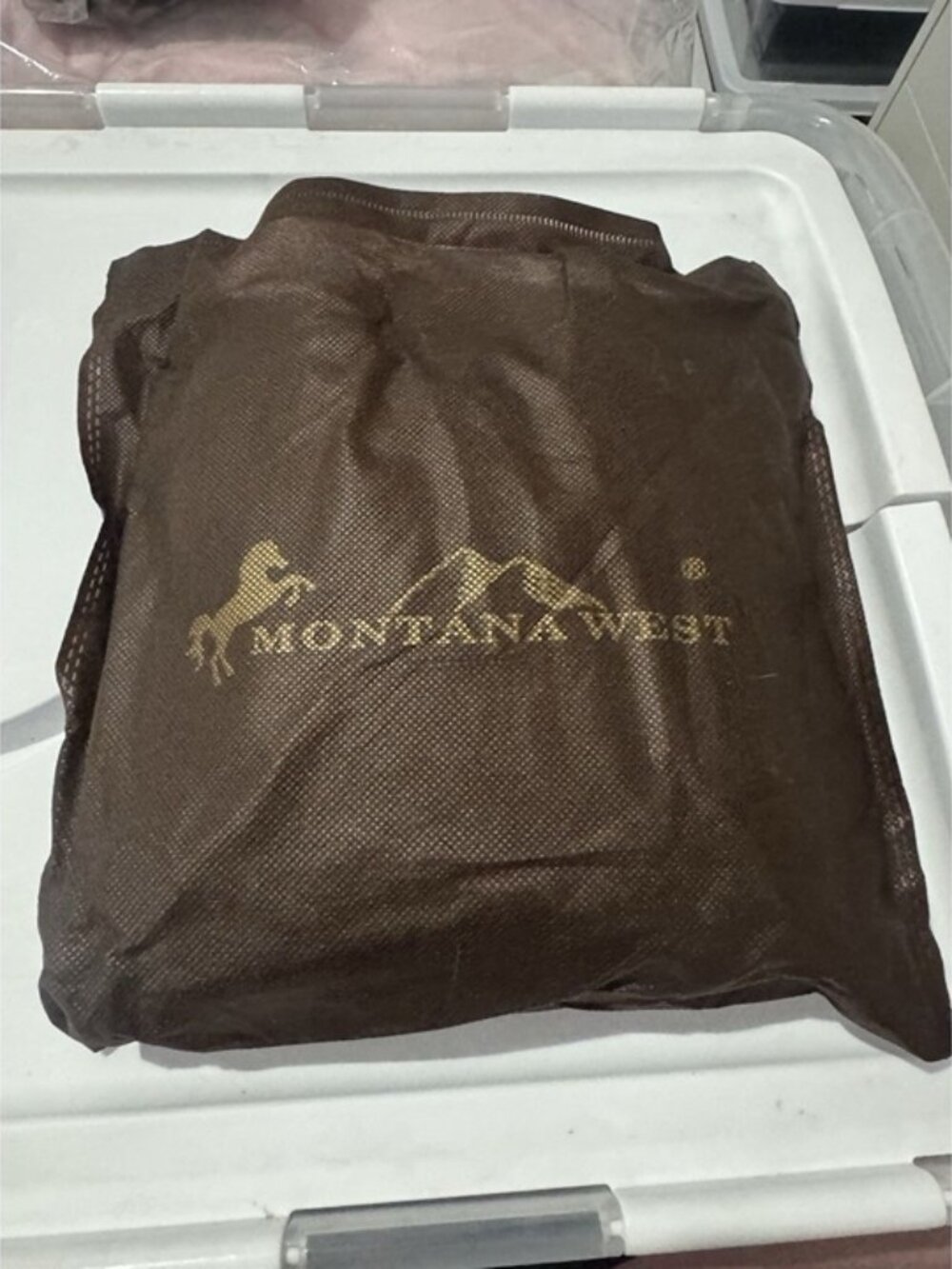 Montana West Western Crossbody Sling Bag Brown Tooled Studded Longhorn Skull NWT - Picture 5 of 6